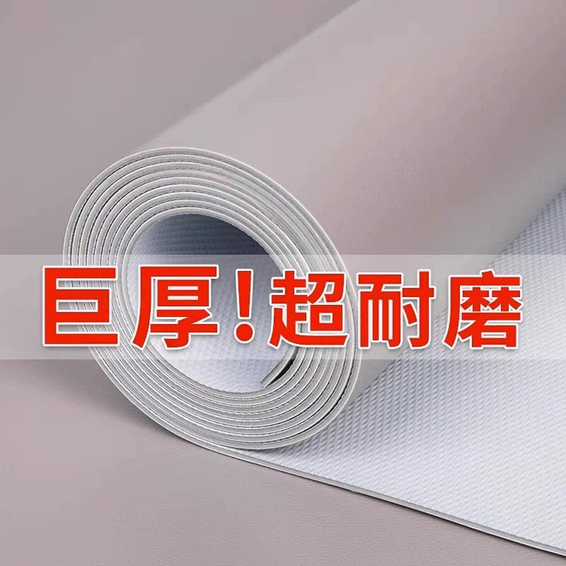 纯灰色商用PVC塑胶地板革加厚耐磨防水泥地直接铺车间地胶垫,家装主材,地板革,淘宝优惠券,粉丝福利购,淘宝优惠卷