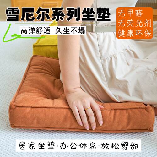 椅垫久坐加厚坐垫办公室座垫卧室飘窗蒲团餐厅换鞋凳垫子榻榻米