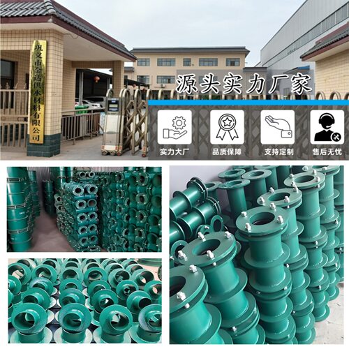 柔性防水套管污水厂用钢制国标穿墙预埋套管DN300钢制柔性套管
