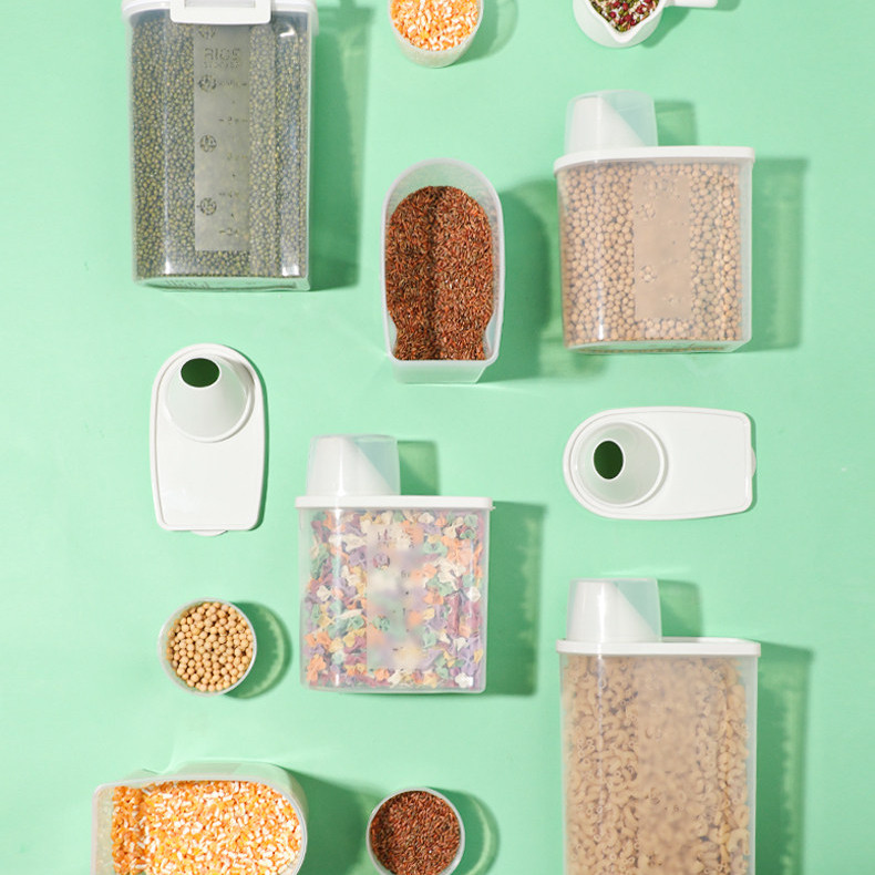 4521.五谷杂粮储物罐大号塑胶收纳盒厨房食品储存收纳盒,厨房/烹饪用具,密封罐,淘宝优惠券,粉丝福利购,淘宝优惠卷