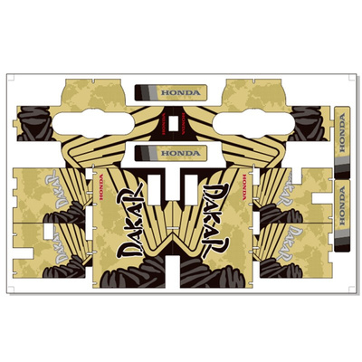 定制 CB500X 萝卜三箱铝合金边箱反光贴纸