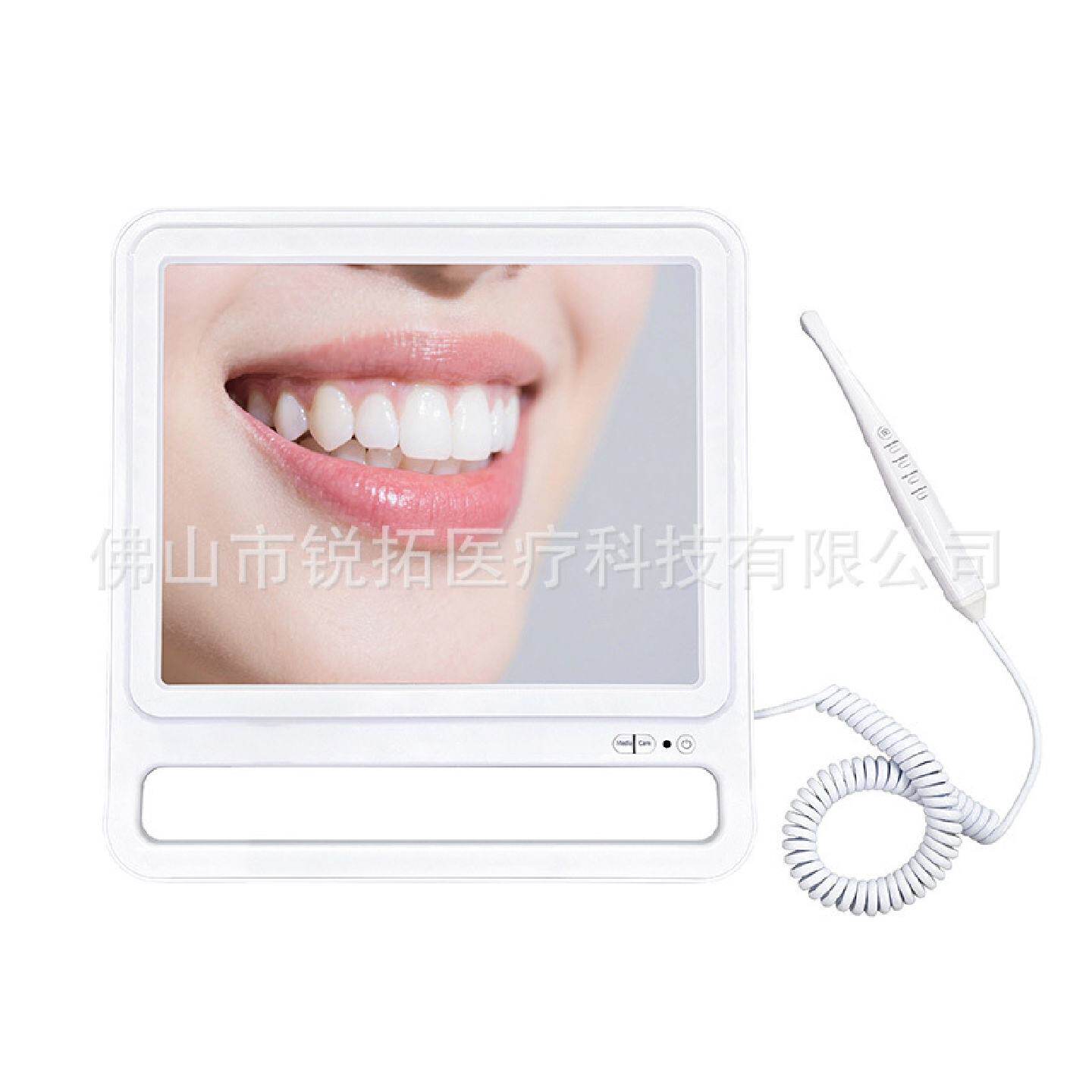 跨境专供牙科内窥镜口腔观察仪牙齿拍照高清触屏WIFI配豪华支架