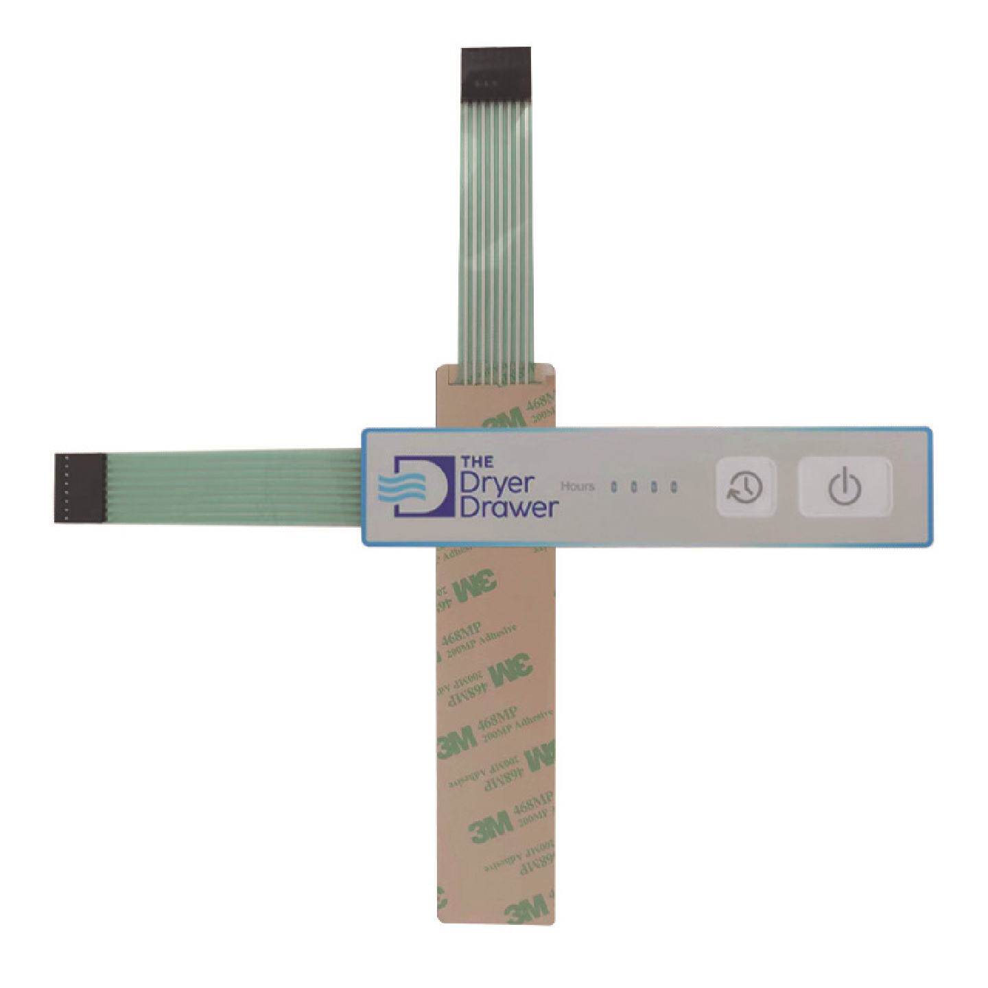 薄膜开关面板LED灯数显薄膜按键面板医用设备操作薄膜按键面板