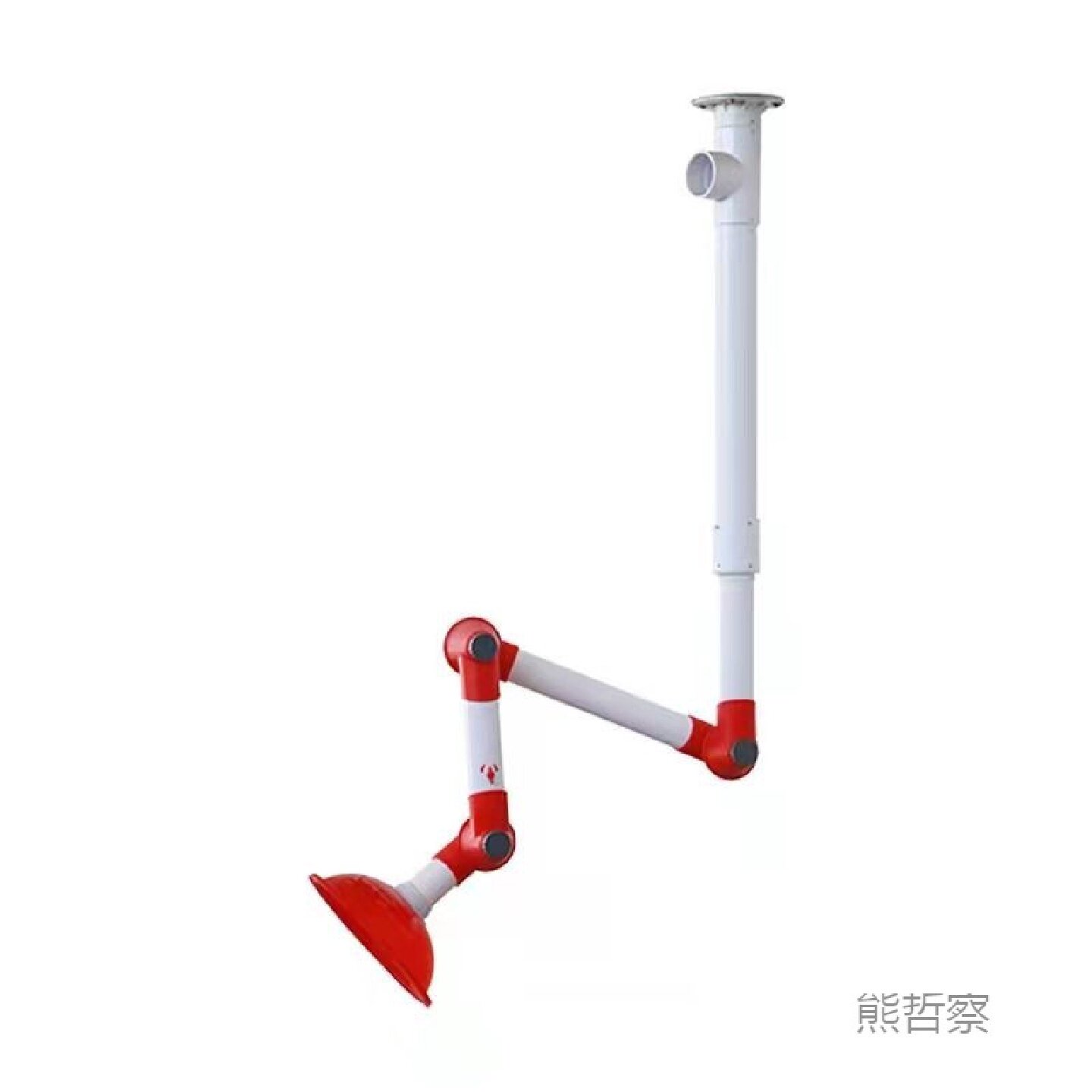 艾灸排烟系统实验室万向抽气罩吸烟折叠关节式万向管抽烟机排烟罩