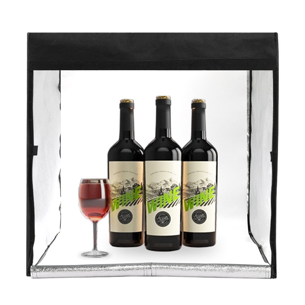 摄影棚小型迷你柔光箱40/60/80CM LED摄影箱拍照灯箱摄影器材套装