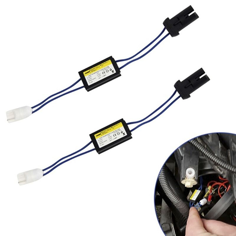 1pc T10 Can Bus Decoder Cable 12V LED Warning Canceller 501