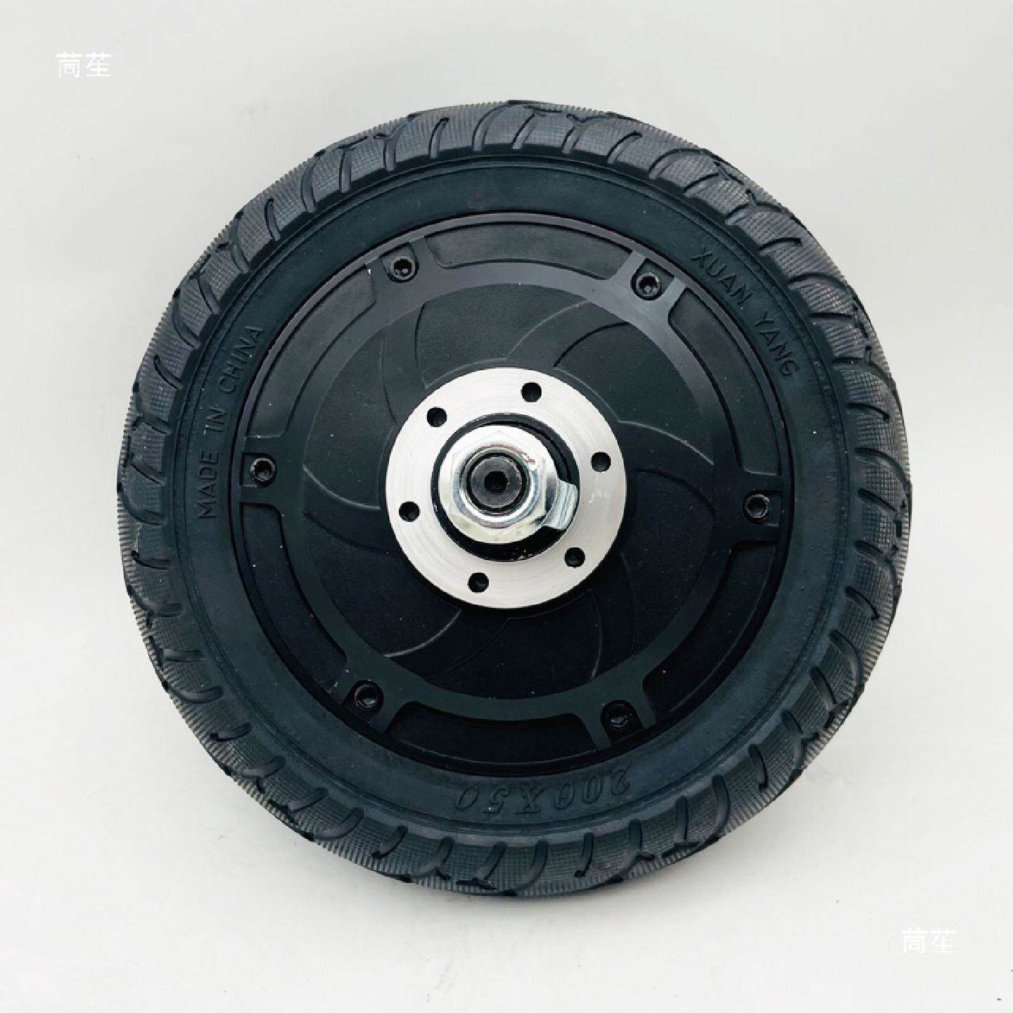 8寸36V350W24V48V电动滑板车改装配件马达小无刷轮毂电机碟刹其他