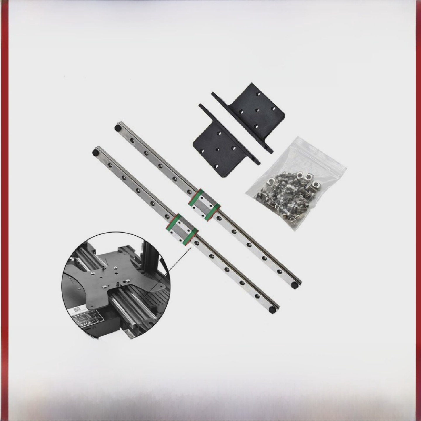 创翔Ender3/V2/Proy轴线性双导轨升级套件Mgn9H3D打印机配件