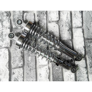 复古改装 摩托g车后减震器超软天俊GN后避震器弹簧磨砂孔距310mm