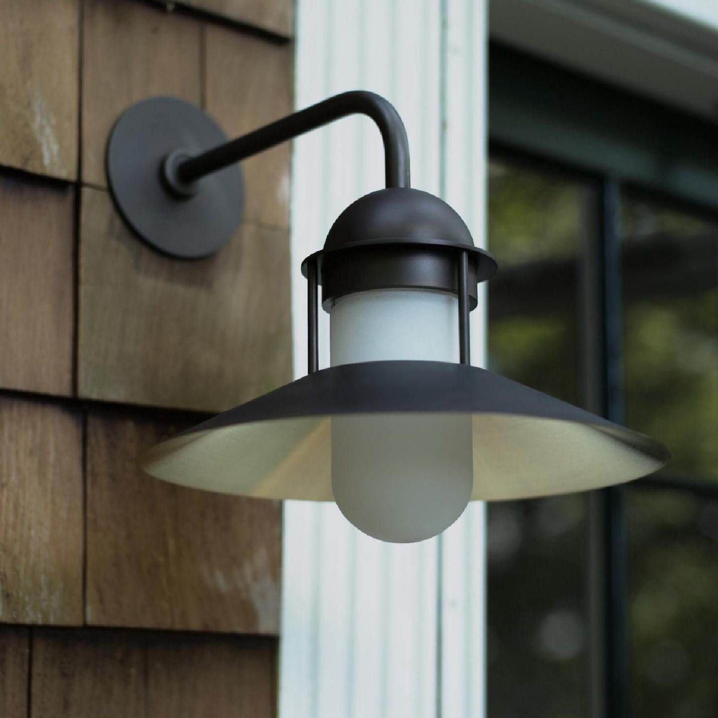 户外工业风防水壁灯简约黑色复古大门外墙民宿庭院屋檐室内外两用