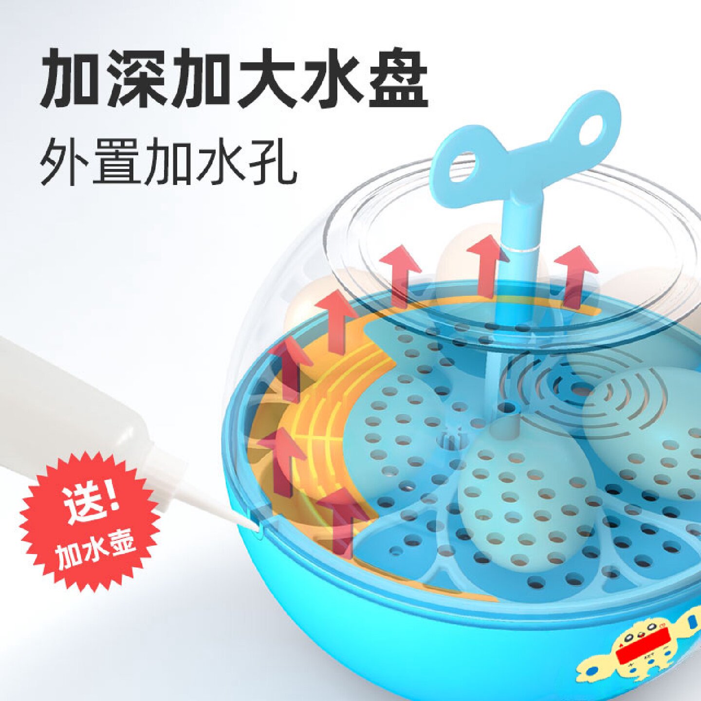 批发孵化器小型科教款家用迷你孵化机儿童早教恒温5~6枚鸟蛋孵化