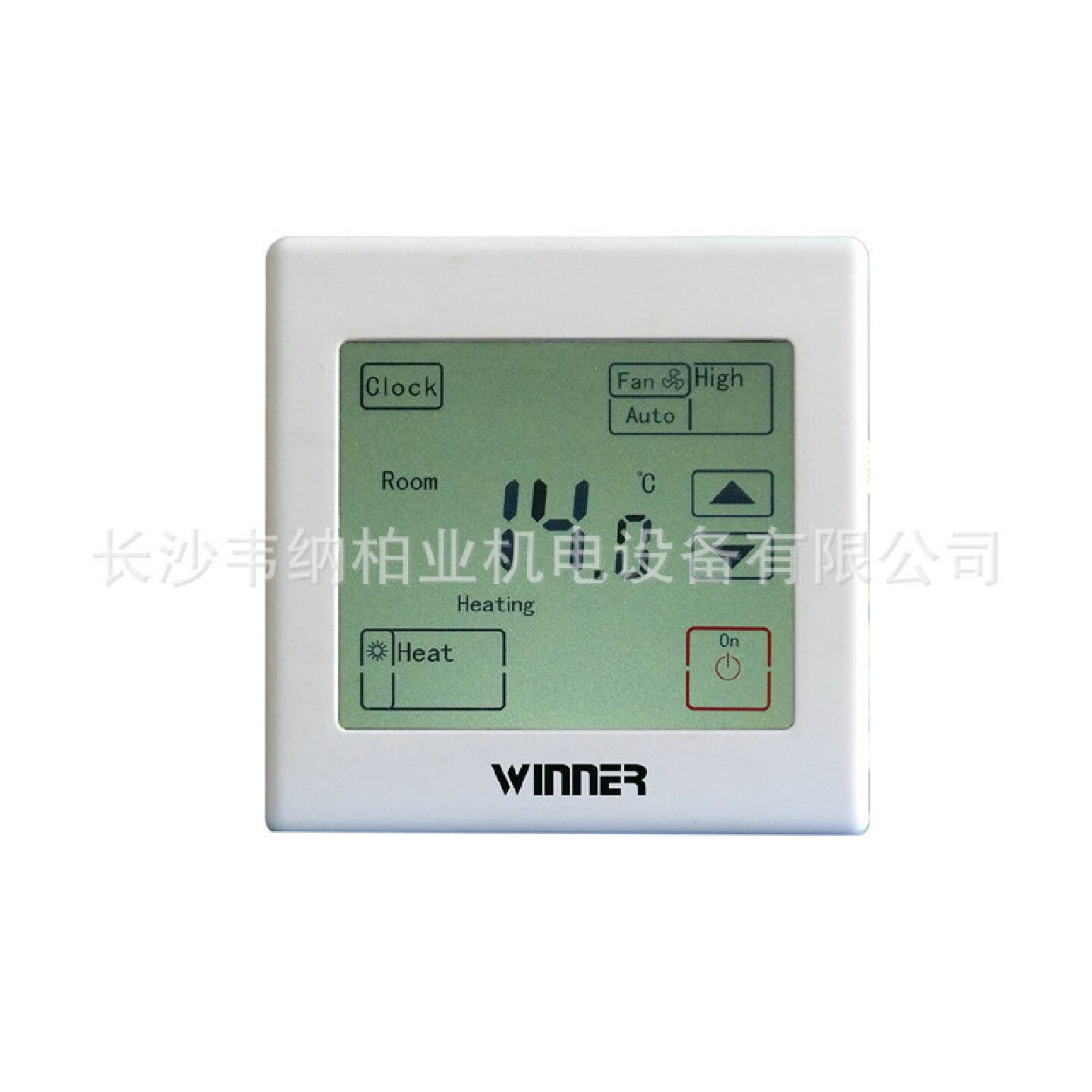 风机盘管控制器开关面板中央空调WRT-3710彩色显示液晶型温控器