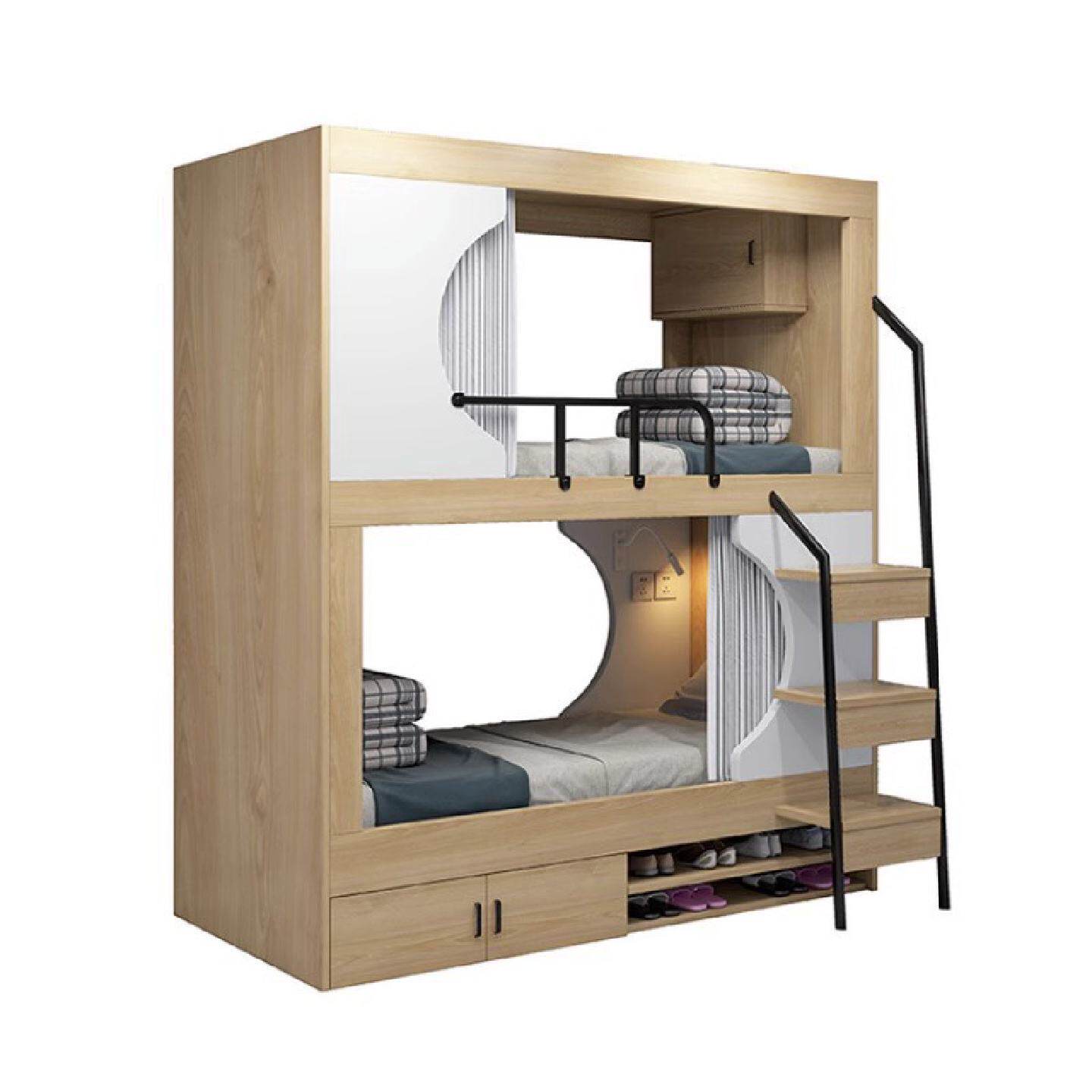 民宿高低床双层床员工宿舍上下床青年公寓上下铺电竞酒店太空舱床