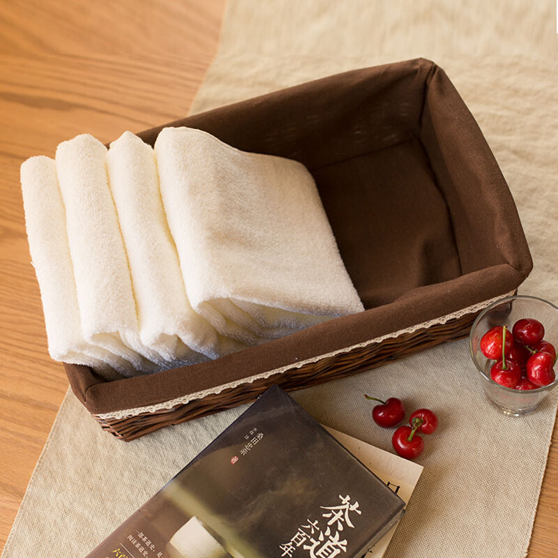 9WOR编织篮子竹篮收纳筐长方形收纳篮藤编竹筐竹编筐子.家居置物