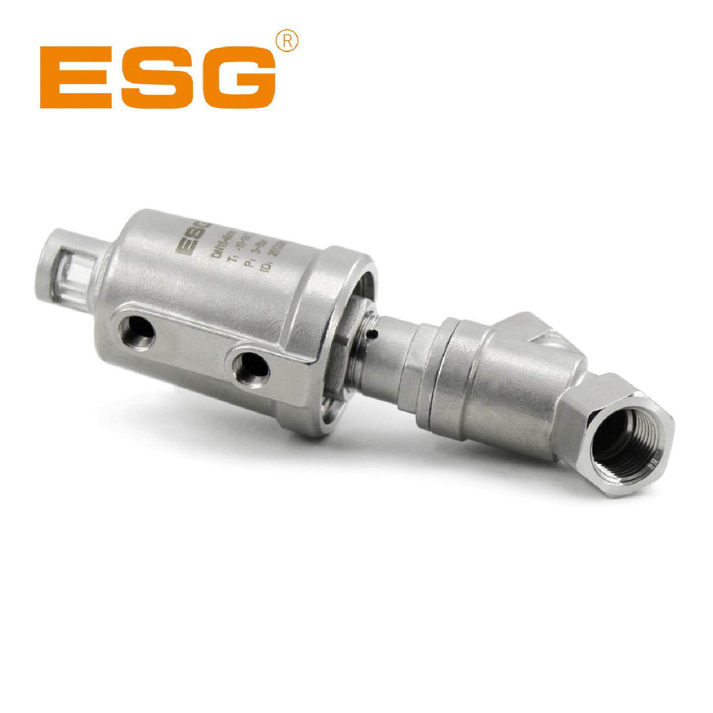 ESG不锈钢气控角座阀螺纹式蒸角阀
