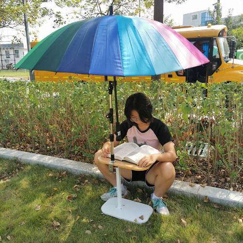 电瓶车雨伞支架自行车雨伞架桌子上撑伞架推单车婴儿遮阳伞固定器
