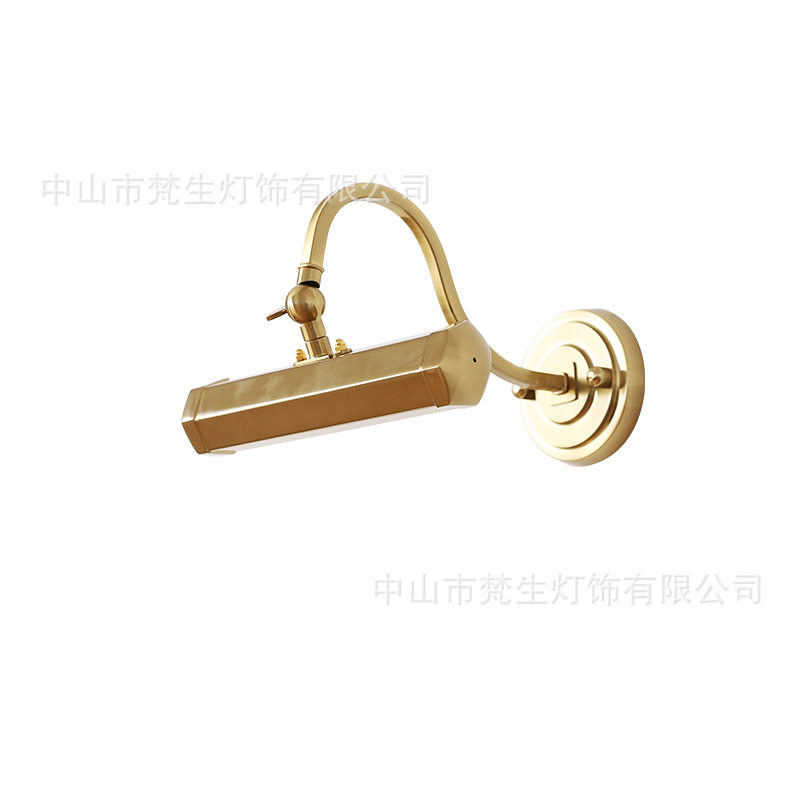 美式复古工业风镜前灯餐厅吧台店铺过道咖啡厅壁灯家用壁画洗墙灯