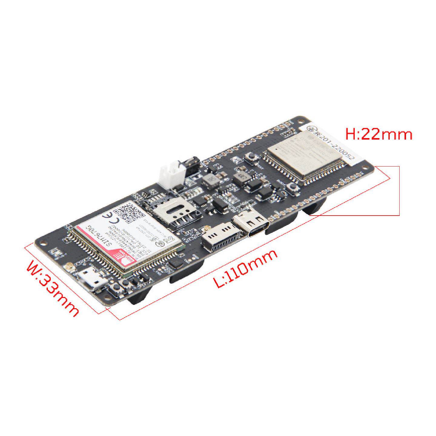 LILYGO?T-SIM7670G-S34GLTEESP32-S3开发板GPS无线通信模块