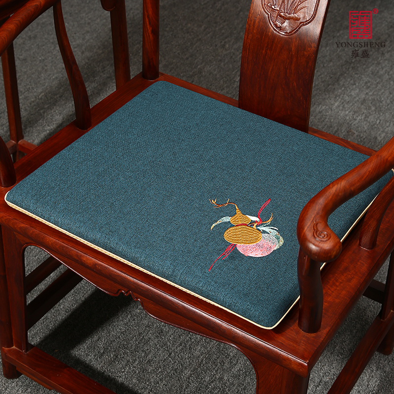 中式红木沙发坐垫椅子垫实木圈椅餐椅垫茶桌椅子座垫座椅垫子乳胶