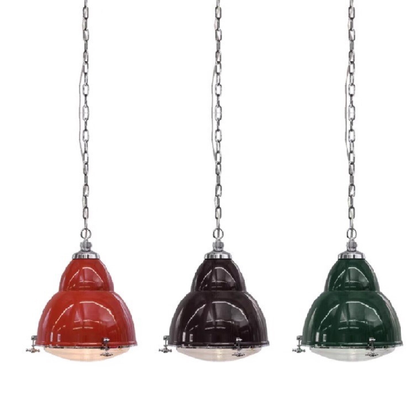 复古工业风创意个性餐厅咖啡厅酒吧民宿火锅店吧台红色中古吊灯