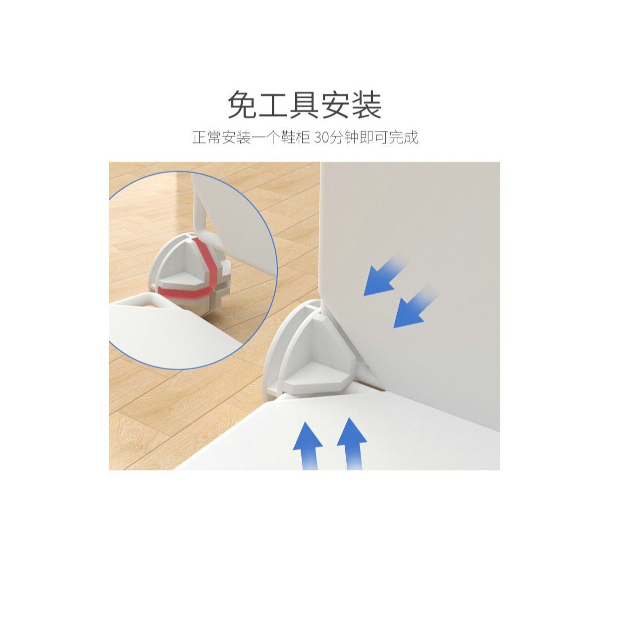 收纳衣柜储物收纳柜塑料小组合柜子简约现代经济型组装开门衣橱