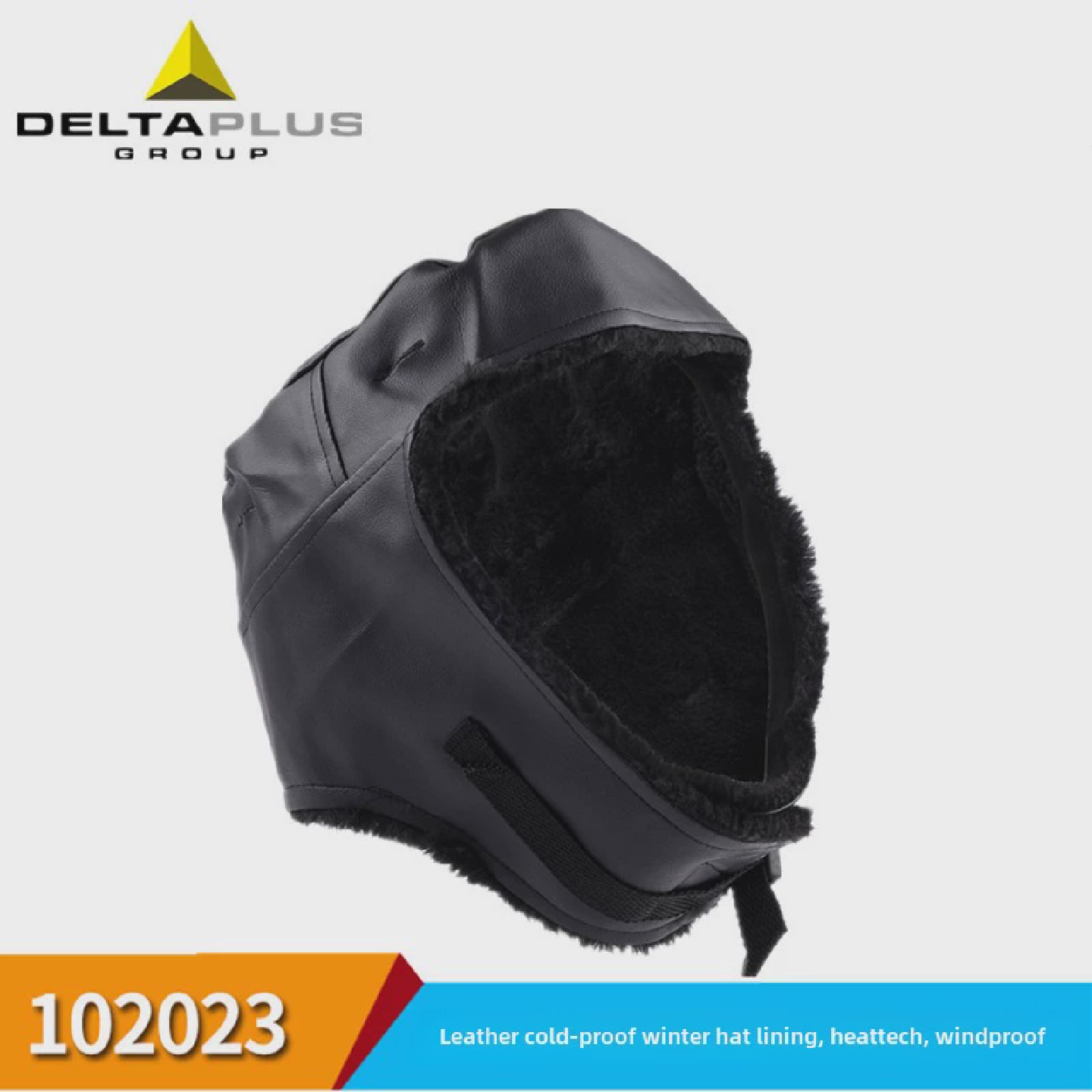 德尔塔102023防寒冬帽,安全帽,帽袋,安全帽,劳保帽,丝绒款式