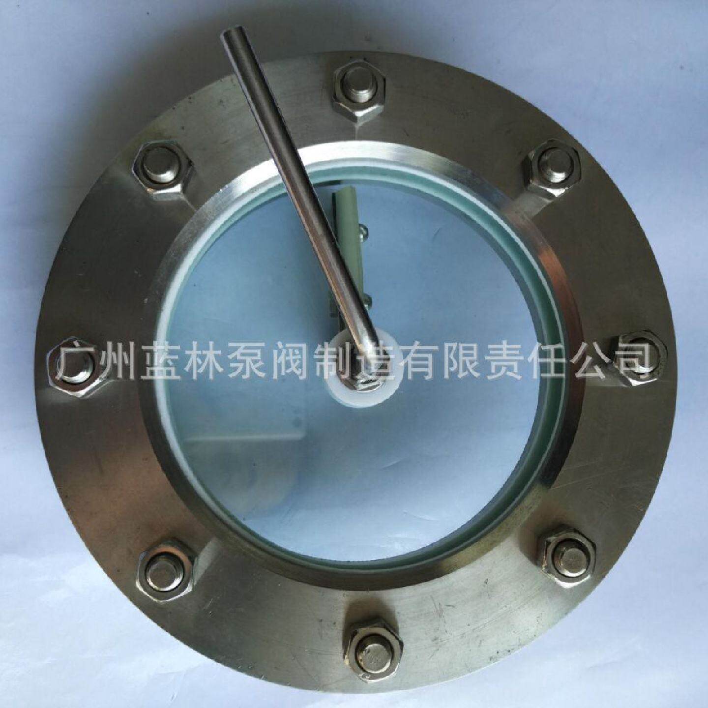 不锈钢内螺纹视盅管道玻璃视镜观察窗法兰视镜水流指示器