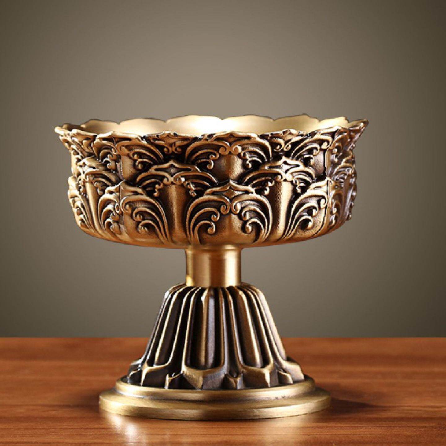 寺庙观音堂批发铜酥油灯灯座蜡烛台摆件供佛家用长明灯莲花灯佛