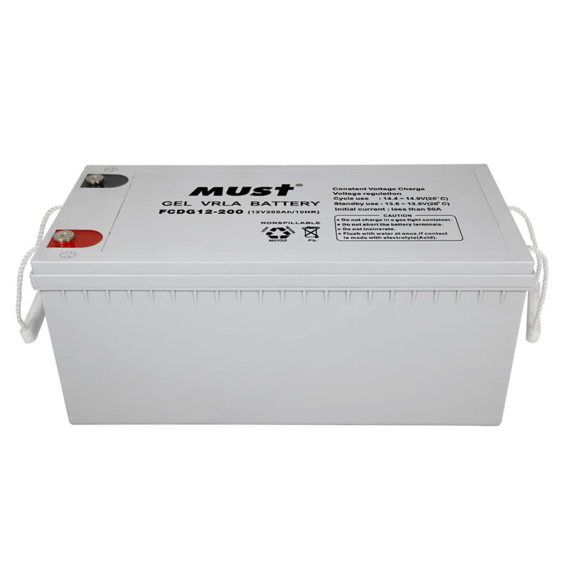 太阳能蓄电池12V200AH太阳能离网储能光伏免维护铅酸胶体蓄电池