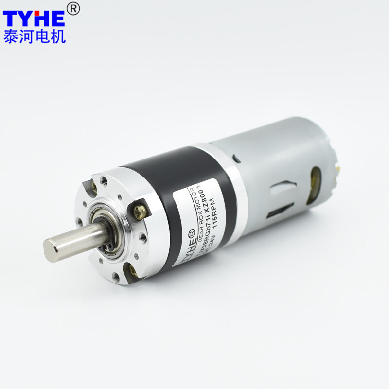 38mm大矩力低噪音高品质12V24V永磁直流38GP行星减速电机可