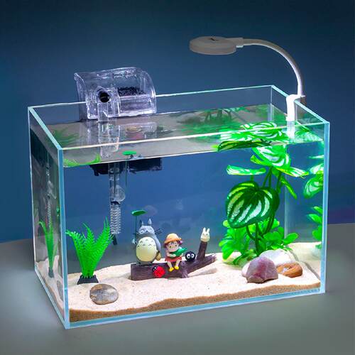 鱼缸造景装饰全套水草鱼缸里假山沙子底砂水族箱懒人布景套餐