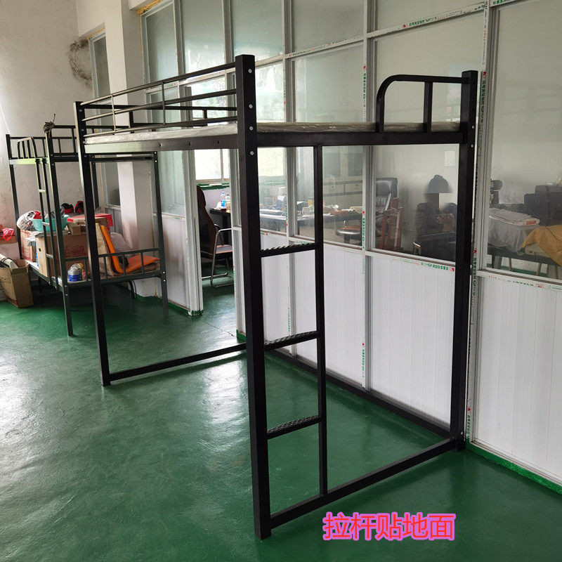 上床下空单人拆装铁艺床高架床单上层省家用省空间小户型楼阁床