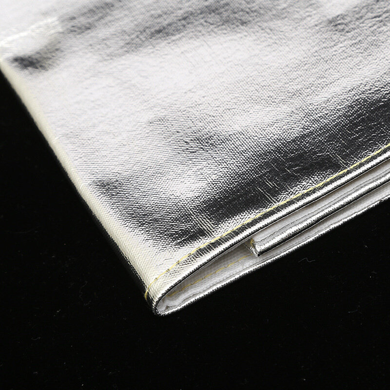 耐温防烫围裙铝箔防火烧烤冶炼炒菜隔热服防辐射烘焙工作衣