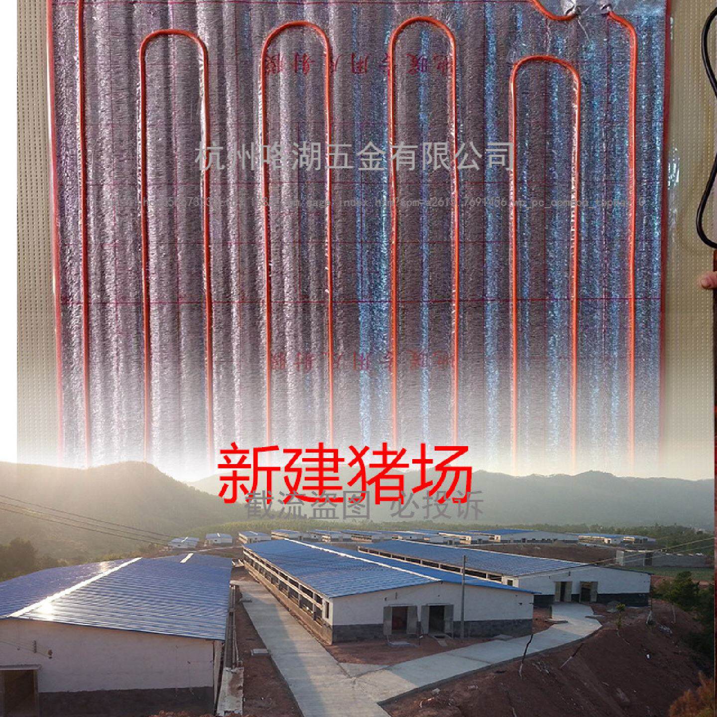 养殖场电地暖仔猪用碳纤维取暖专用设备电热毯保温电热板取暖灯泡