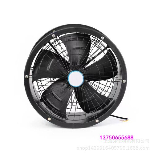 外转子轴流风机YWF-400-2P/480W/220V管道式耐高温厨房排风机抽风