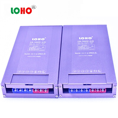 工程款12V36V24V600W500W400W300W200WLED灯箱半灌胶防水变压器