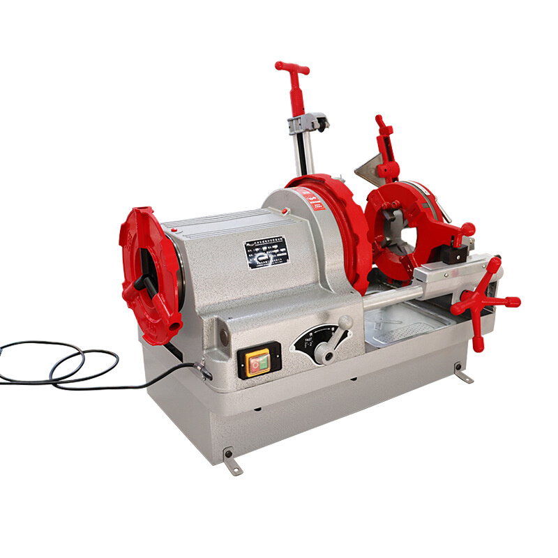 小型2寸寸寸钢管丝机镀锌管道车丝机多功能电动切管牙机