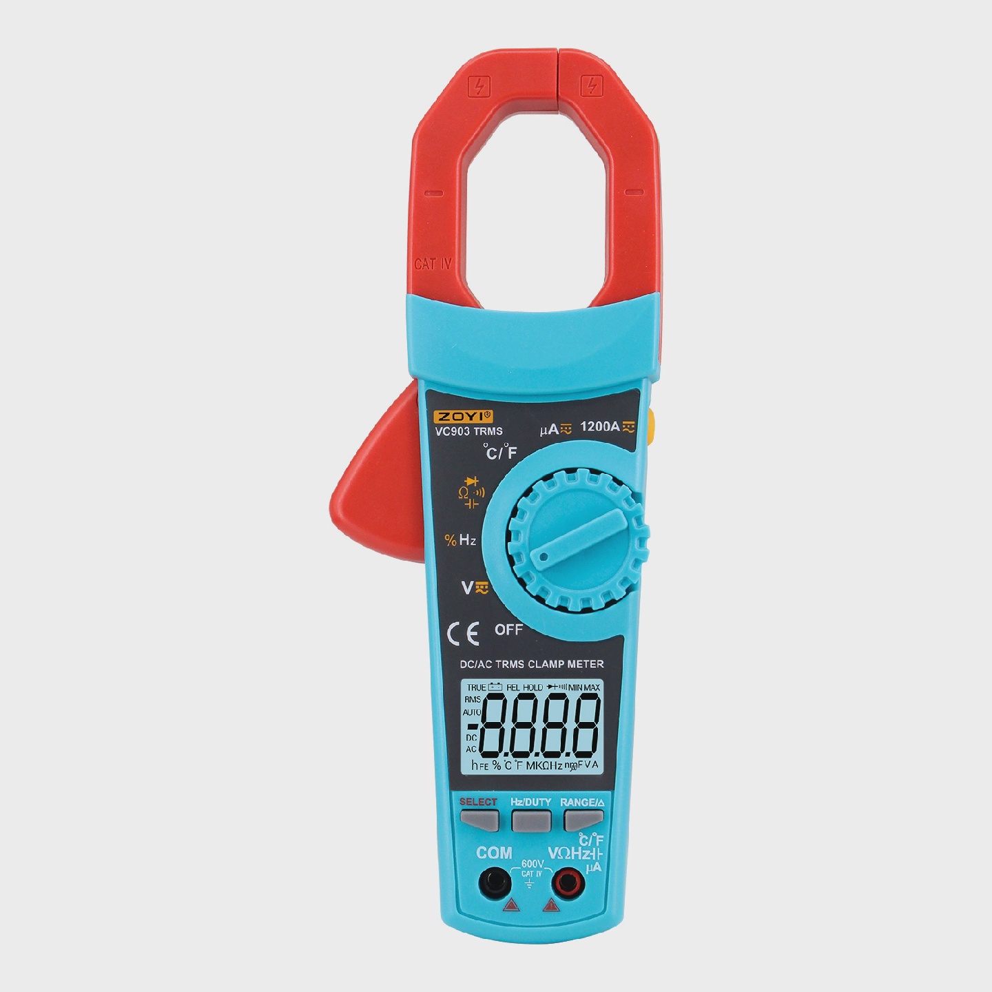 众仪数字钳形表VC902VC903交直流1200A电流电压电容电阻自动量程