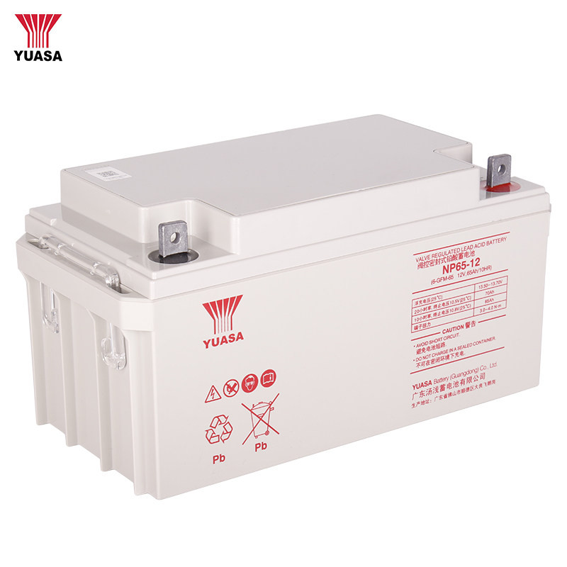 YUASA汤浅蓄电池12v65AH铅酸免维护NP65-12UPS应急电源设备包邮