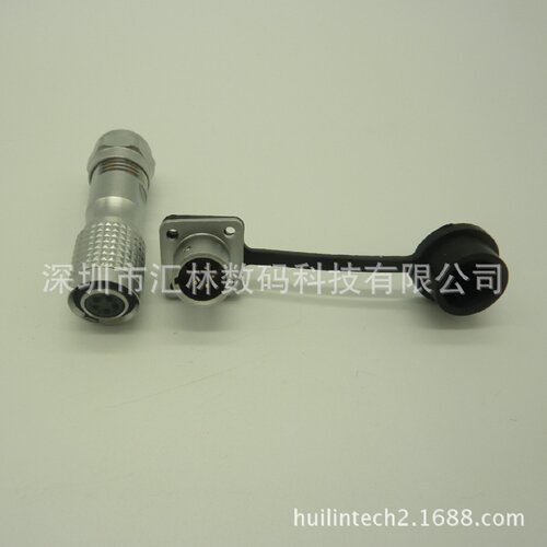 XS10-5芯推拉锁扣防水连接器M10卡扣式航空插头3芯4芯5芯接头