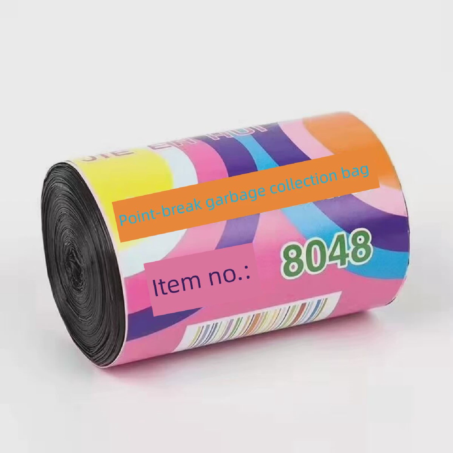 洁尔惠9088加厚垃圾袋点断式增厚型环保无味家务清洁袋平口家用