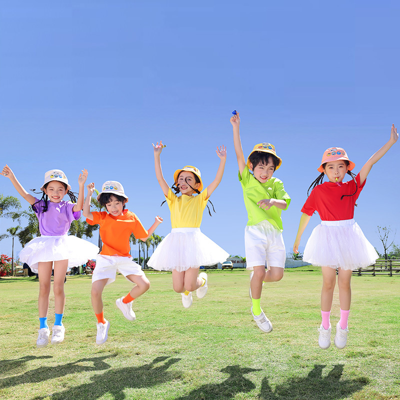儿童可爱演出服幼儿园园服夏甜美大班毕业照服装小学生校服班服