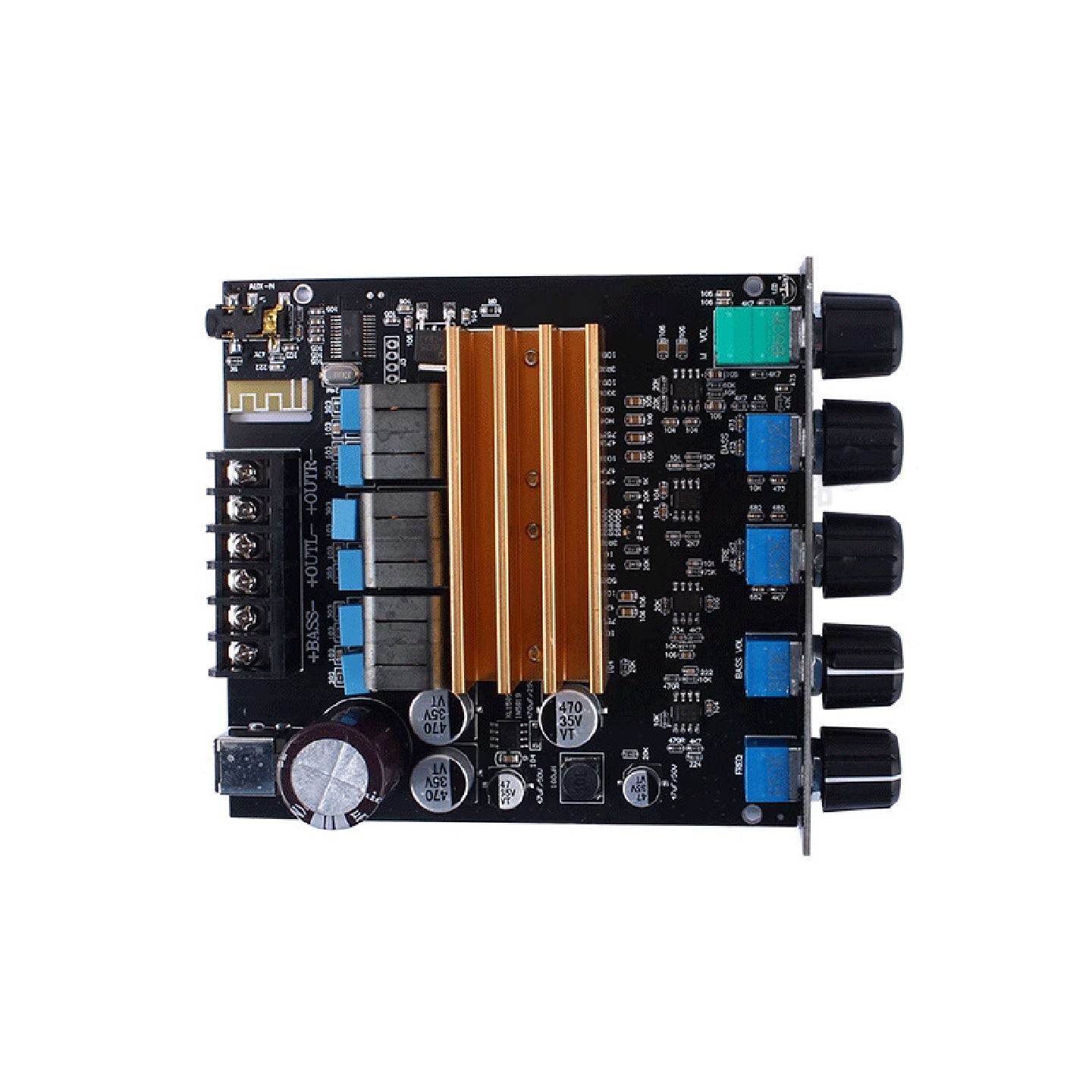 TPA3221蓝牙数字功放板D类2.1大功率HIFI发烧12V音频模块高低音