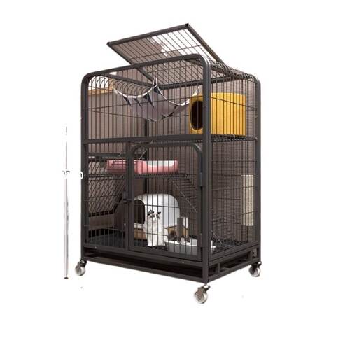 猫笼子带厕所别墅自由空间室内空笼猫舍家用三层小型猫咪猫窝