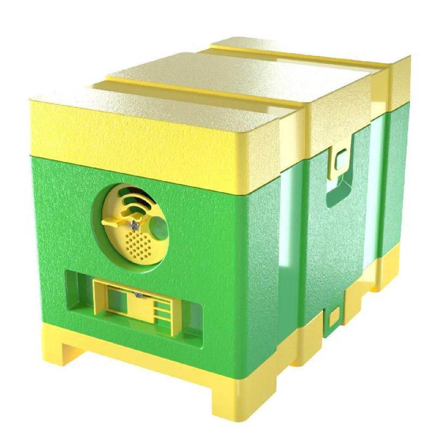 出口养蜂工具中蜂意蜂小型迷你育王箱塑料蜂箱单层蜂王交尾箱彩色
