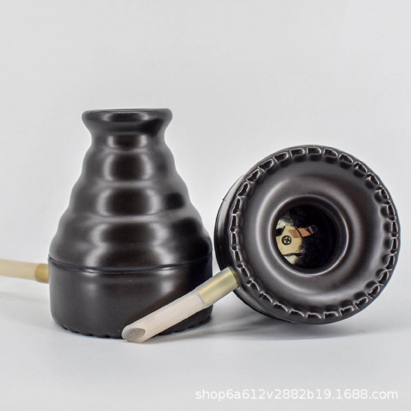 耳灸器具藏后耳疗耳灸仪头疗家用美容院无烟艾灸仪耳灸陶瓷罐批发
