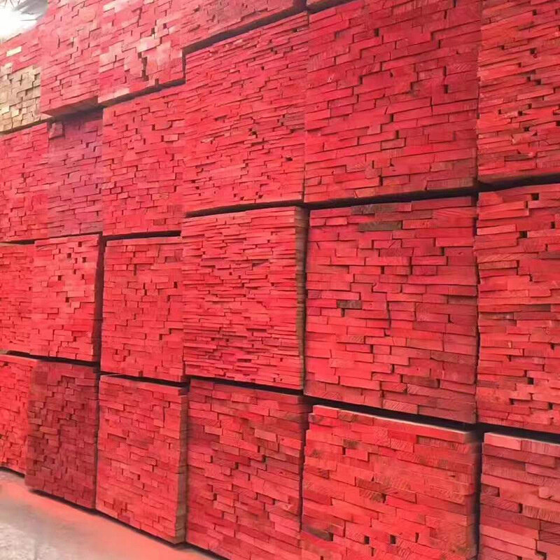 海棠木原木冰糖果板材大板楼梯扶手价格优惠