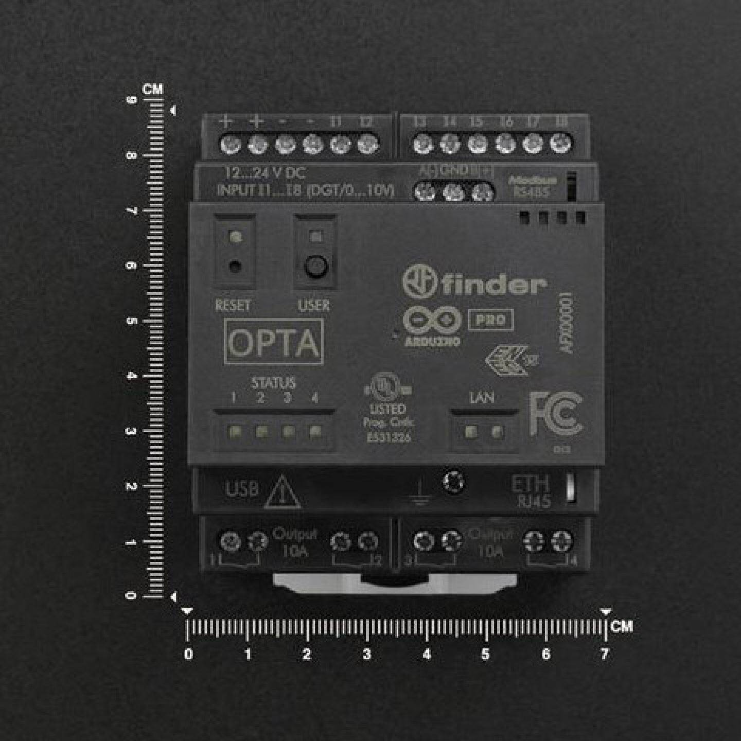 ArduinoOptaRS485微型可编程逻辑控制器安全易用的微型PLC，具