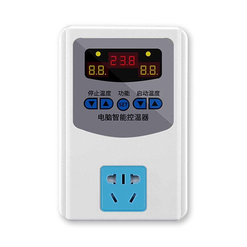 智能L高精度温控器插座养殖宠物地暖锅炉温室大棚控温仪0.1度,电子/电工,空调控制面板,淘宝优惠券,粉丝福利购,淘宝优惠卷