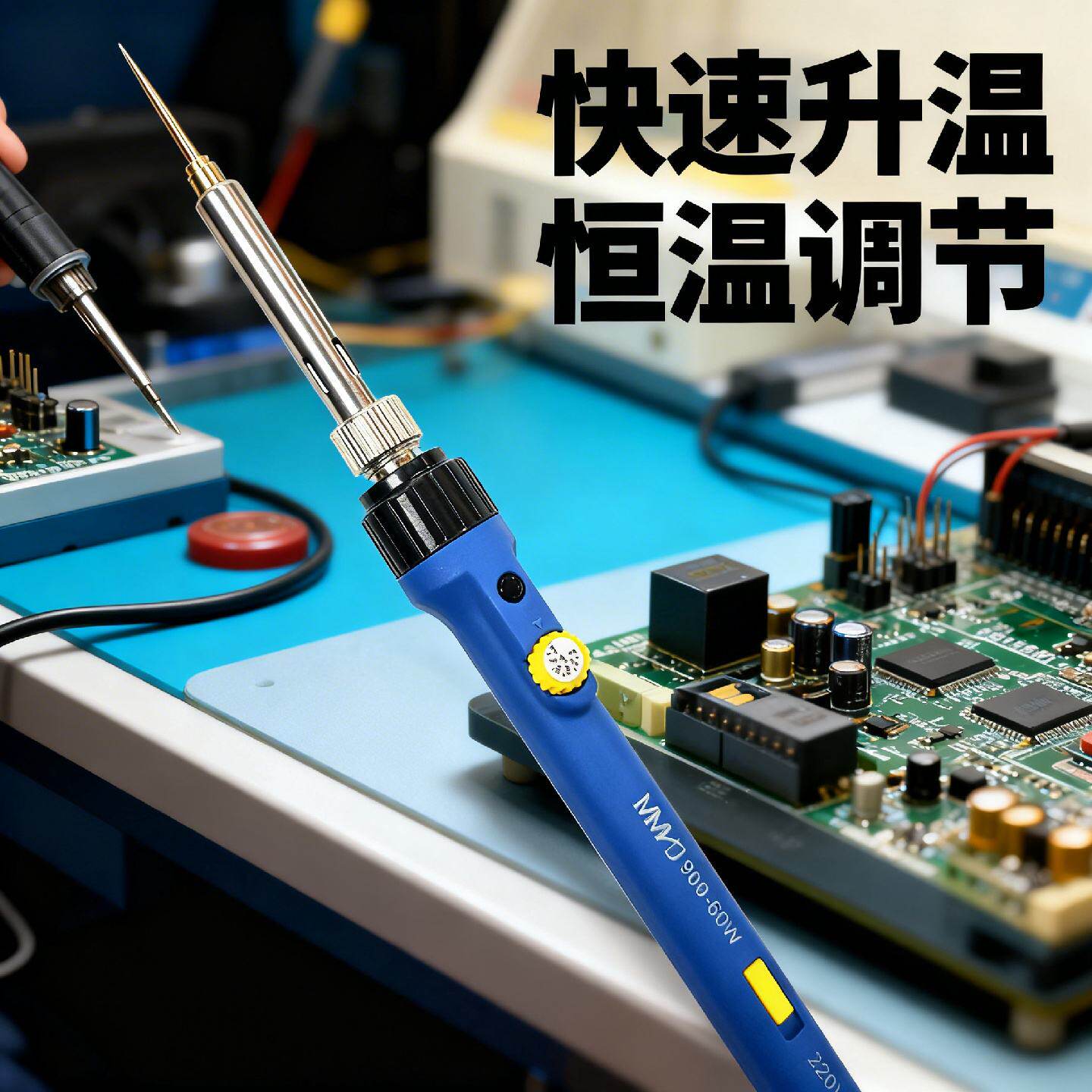 可调温数显电烙铁手工烫花专用 加长尖头电烙铁织物烫花边工具 特